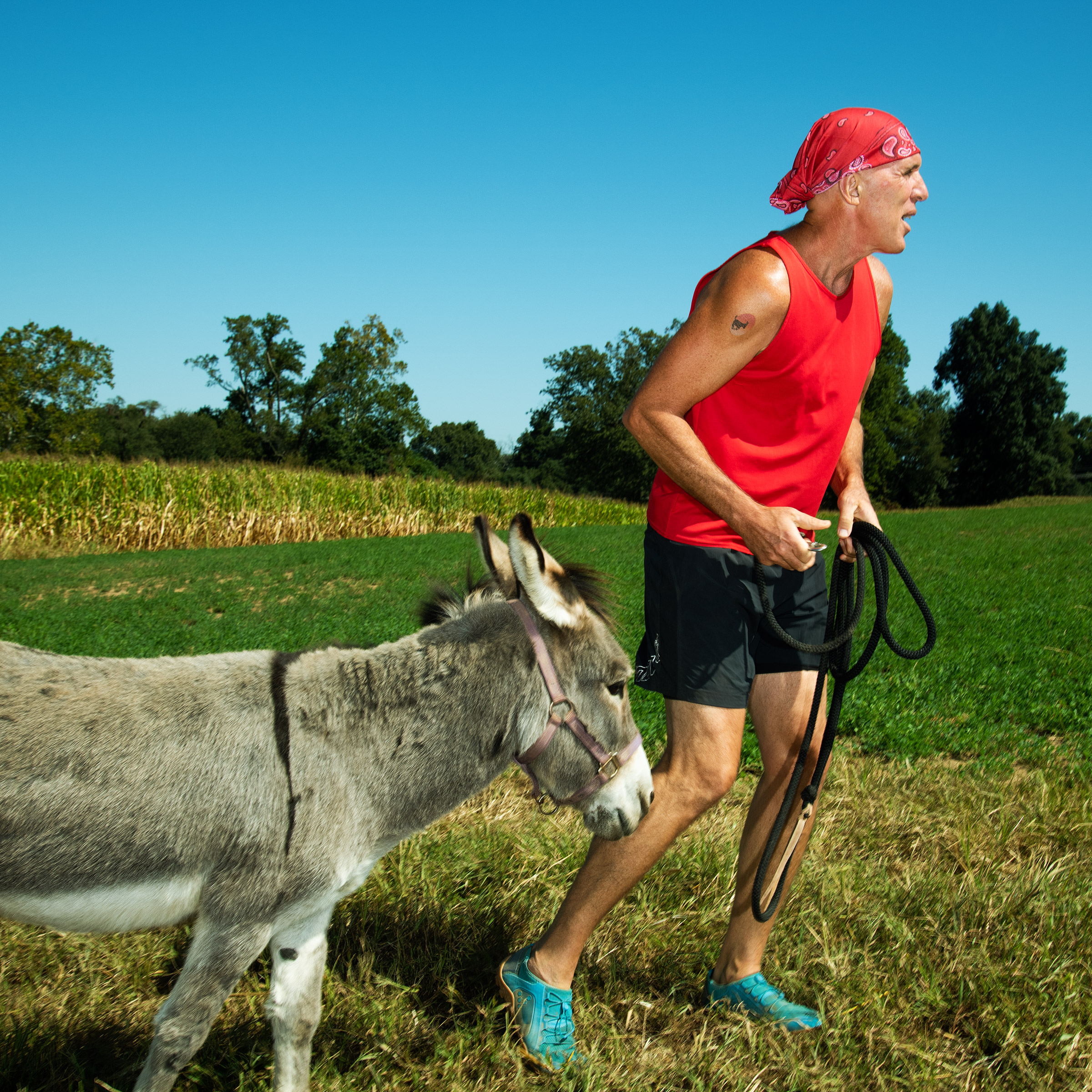 Chris McDougall helped spark of barefoot running craze. Now he races with donkeys.