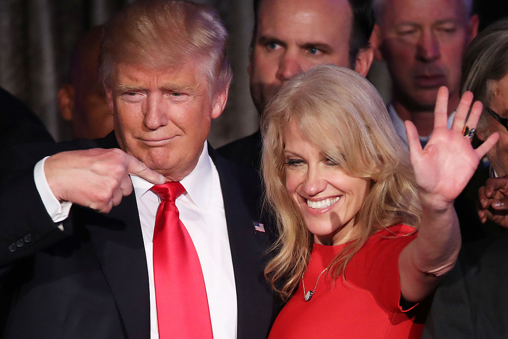 Consultant Trump Kelly Anne Conway leaves the White House, citing family